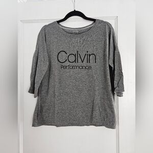 Calvin Klein Performance Gray Women's Top